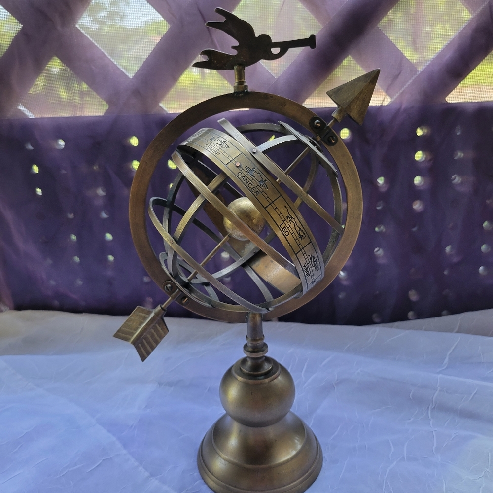 Astrological Brass Armillary Sphere